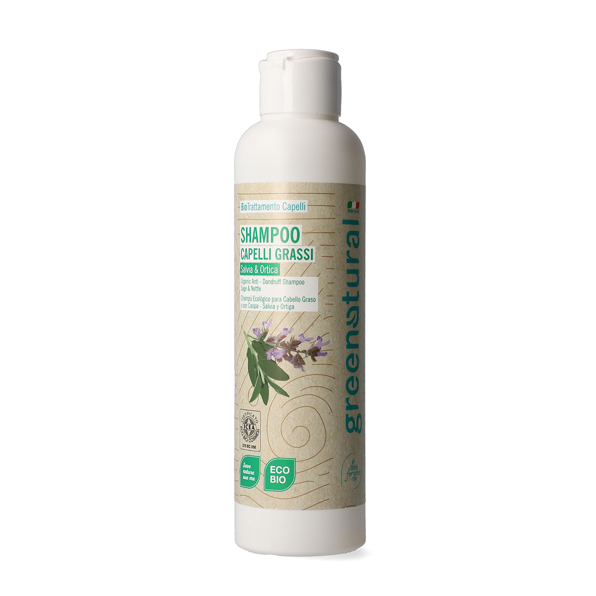 GN Antischuppenshampoo SALBEI & NESSEL - öko und bio - 250ml