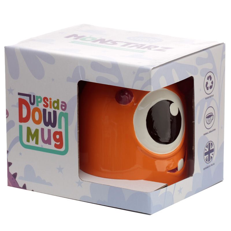 Monstarz Monster Taza Boca Abajo Naranja de 500 ml.