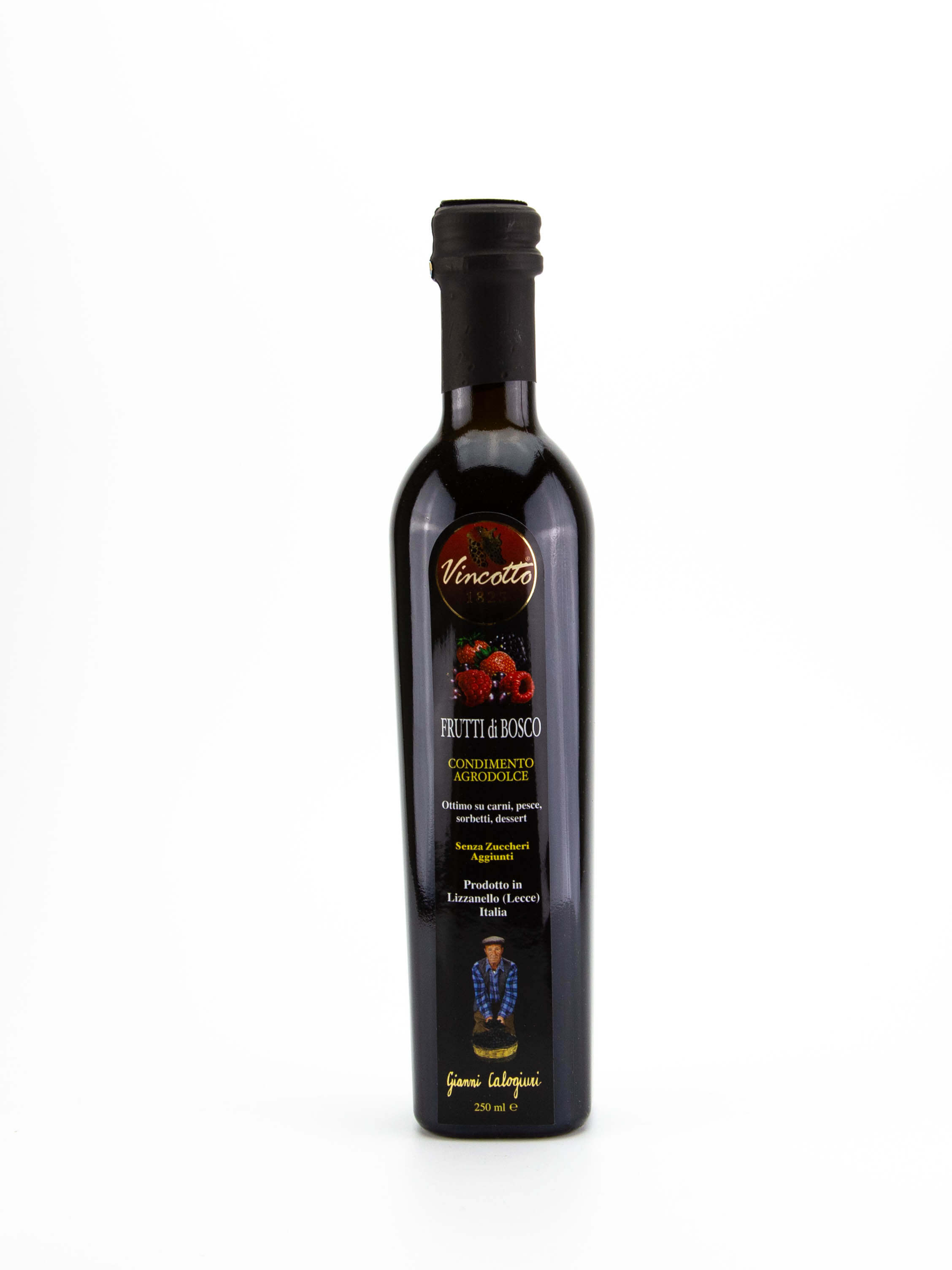 Vincotto de frutos del bosque (frutas del bosque) botella de 250 ml.