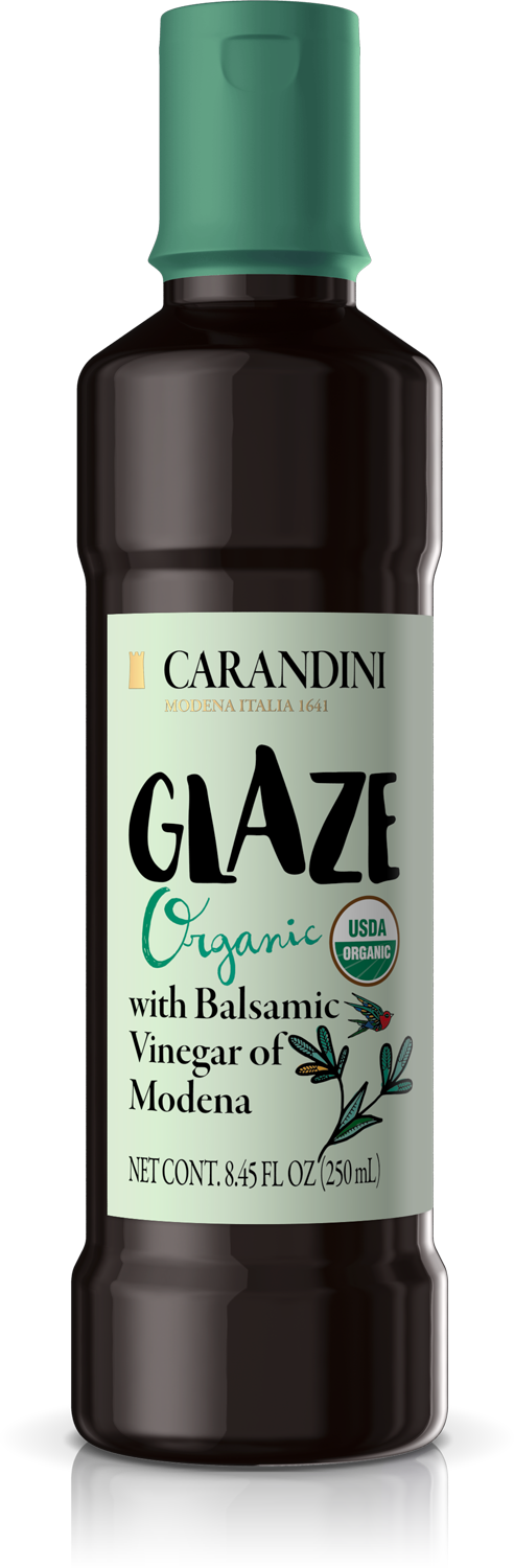 CARANDINI Glaseado Orgánico con Vinagre Balsámico de Módena IGP 250ml
