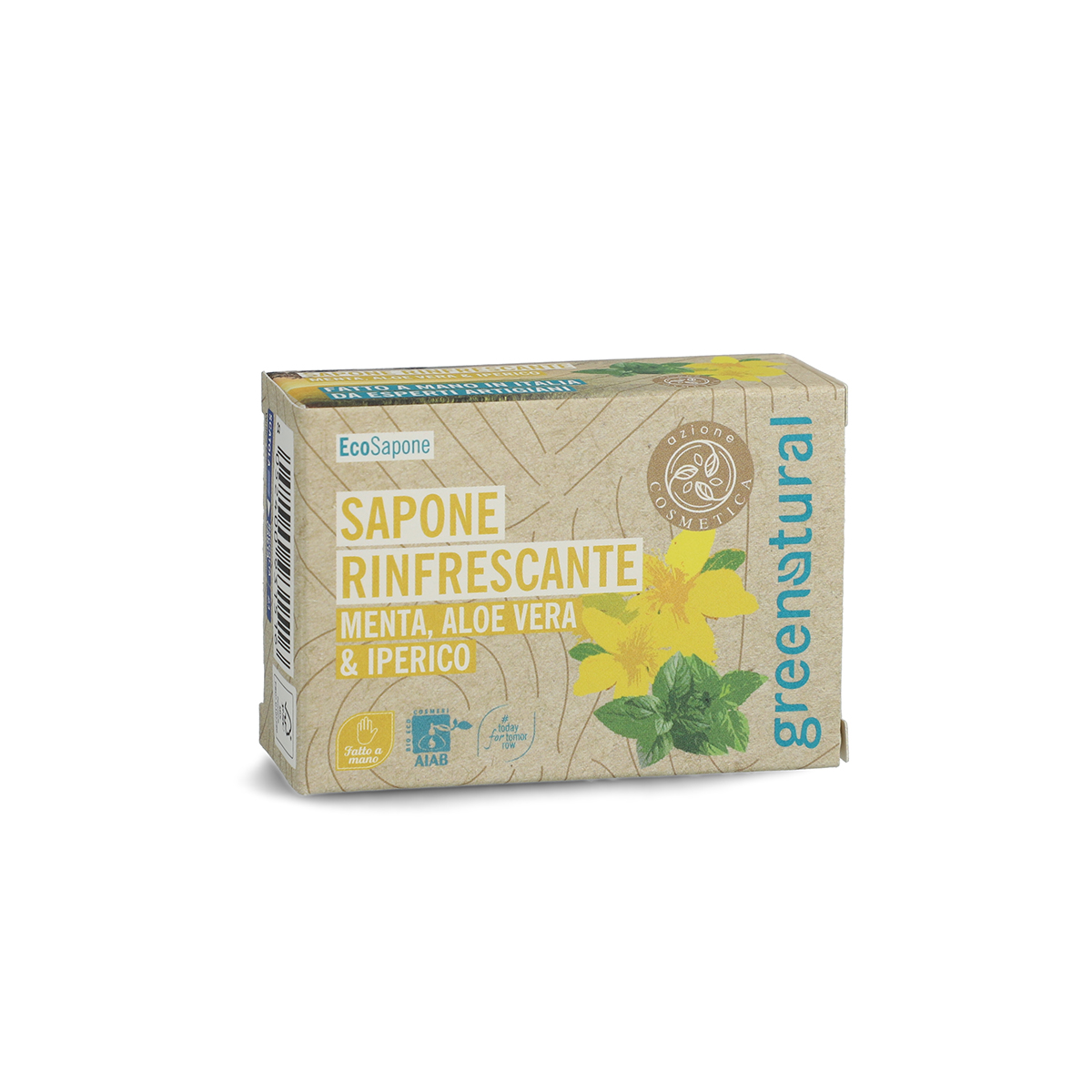 ERFRISCHENDE SEIFE Minze, Aloe Vera & Johanniskraut - 100 g