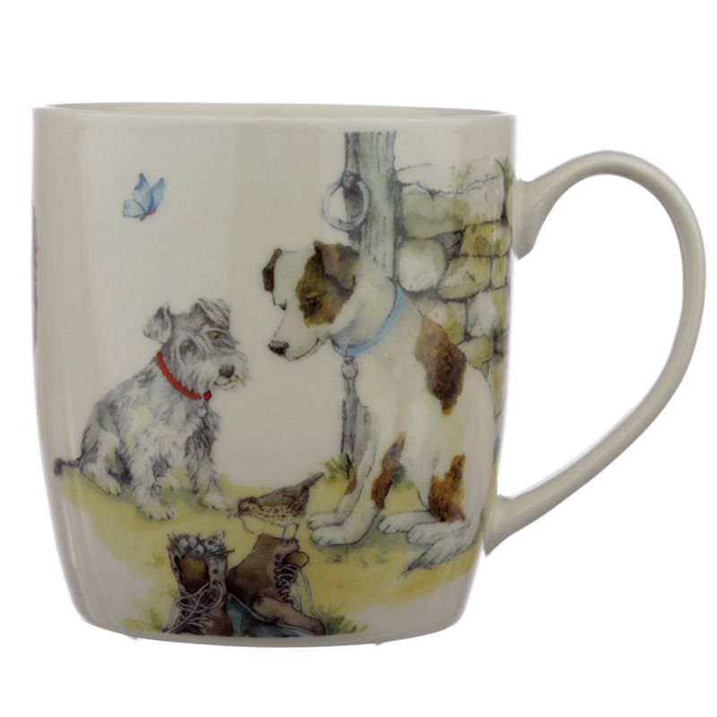 Jan Pashley Hunde Tasse aus Porzellan 300ml