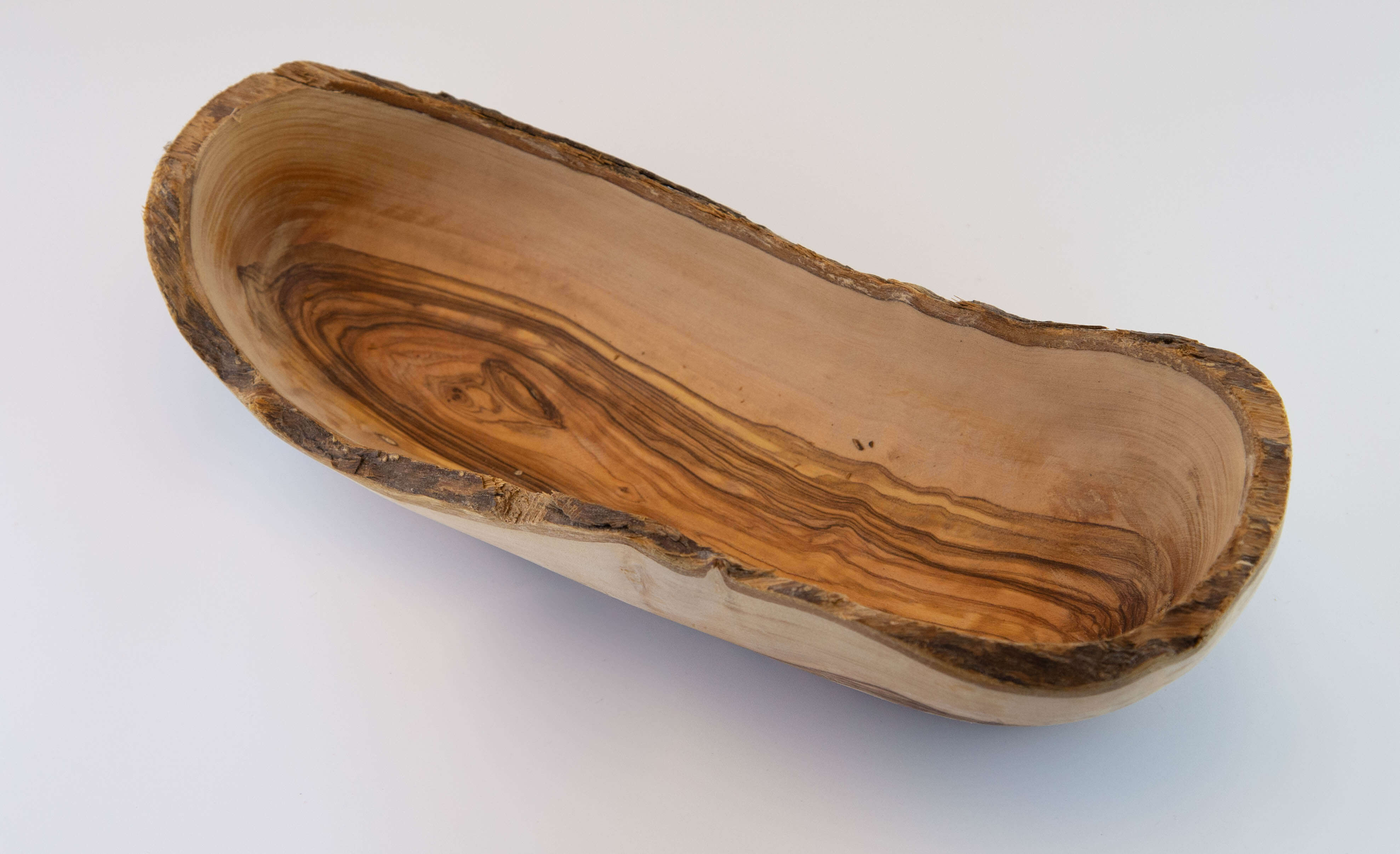 rustikale Schale oval 12-14 cm