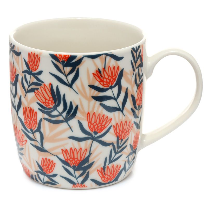 Protea Blume Pick of the Bunch Tasse aus Porzellan 300ml